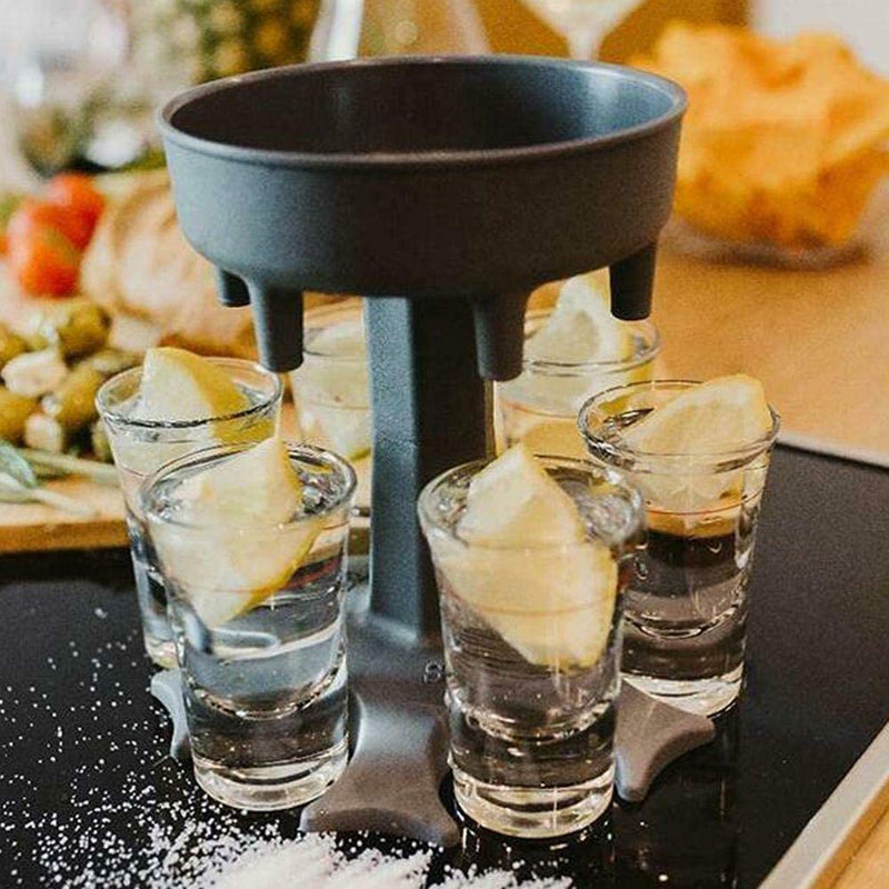 6 Shot Glass Dispenser And Holder