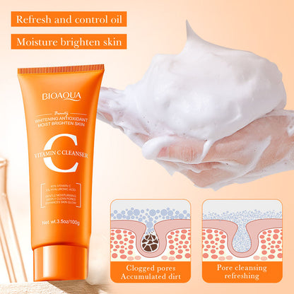 Bioaqua Vitamin C Brightening Face Wash – 100g