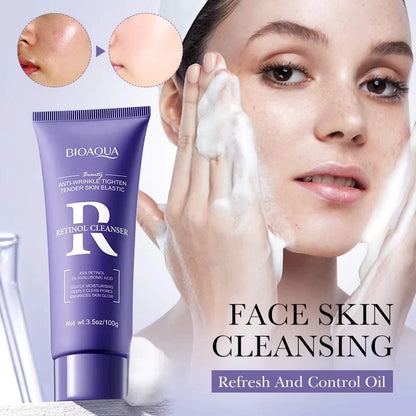 Bioaqua Anti Wrinkle Retinol Facial Cleanser 100g