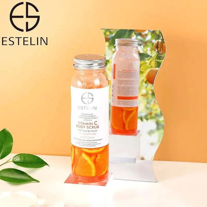 Estelin Moisturizing and Exfoliating Whitening VC Body Scrub - Vitamin C