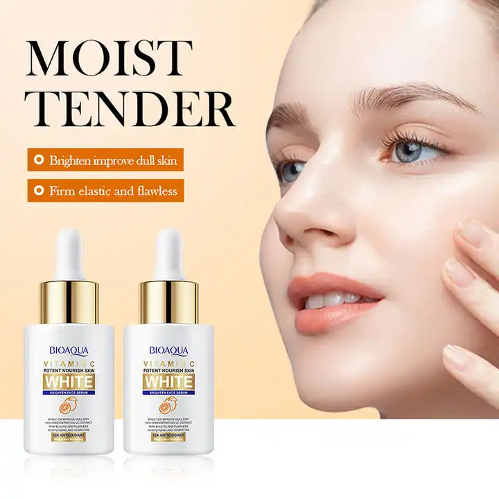 BIOAQUA Vitamin C Potent Nourish Skin White Brighten Face Serum