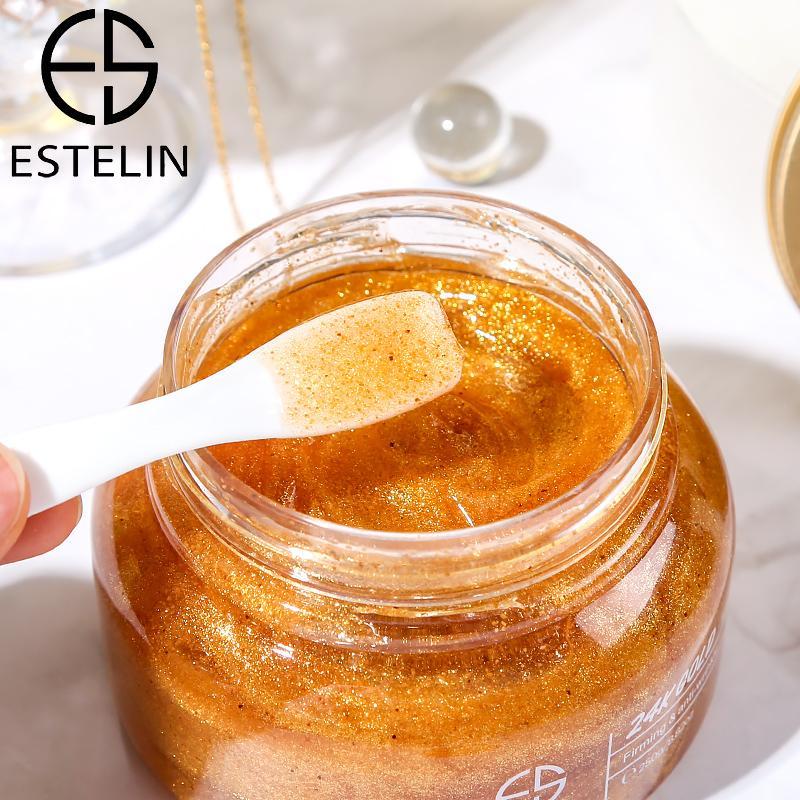 Estelin 24K Gold Body and Face Scrub