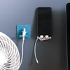 Hook Self-adhesive Electrical Plug Holder Remote Power Socket Bathroom Kitchen