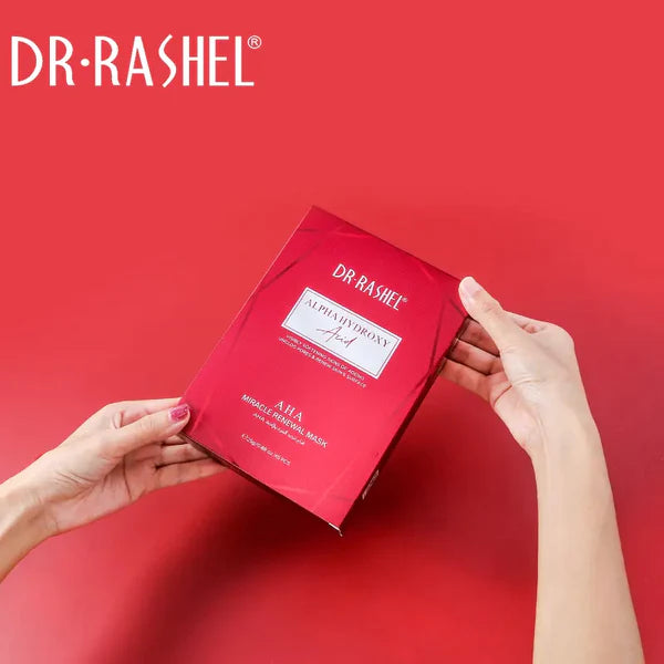 Dr Rashel Alpha Hydroxy Acid AHA Miracle Renewal Mask Sheets Pack of 5