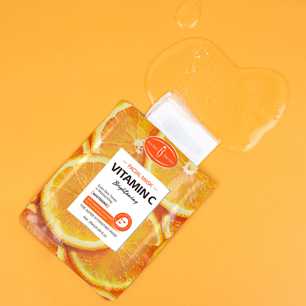 Aichun Beauty Vitamin C Brightening Facial Mask Pack of 5