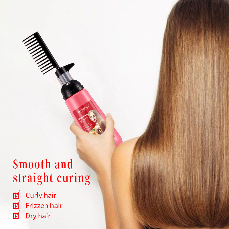 MOKERU Straight Hair Argon Oil And Keratin Cream Comb