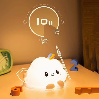 Silicone Kids Toys Bedroom Clouds Lamp