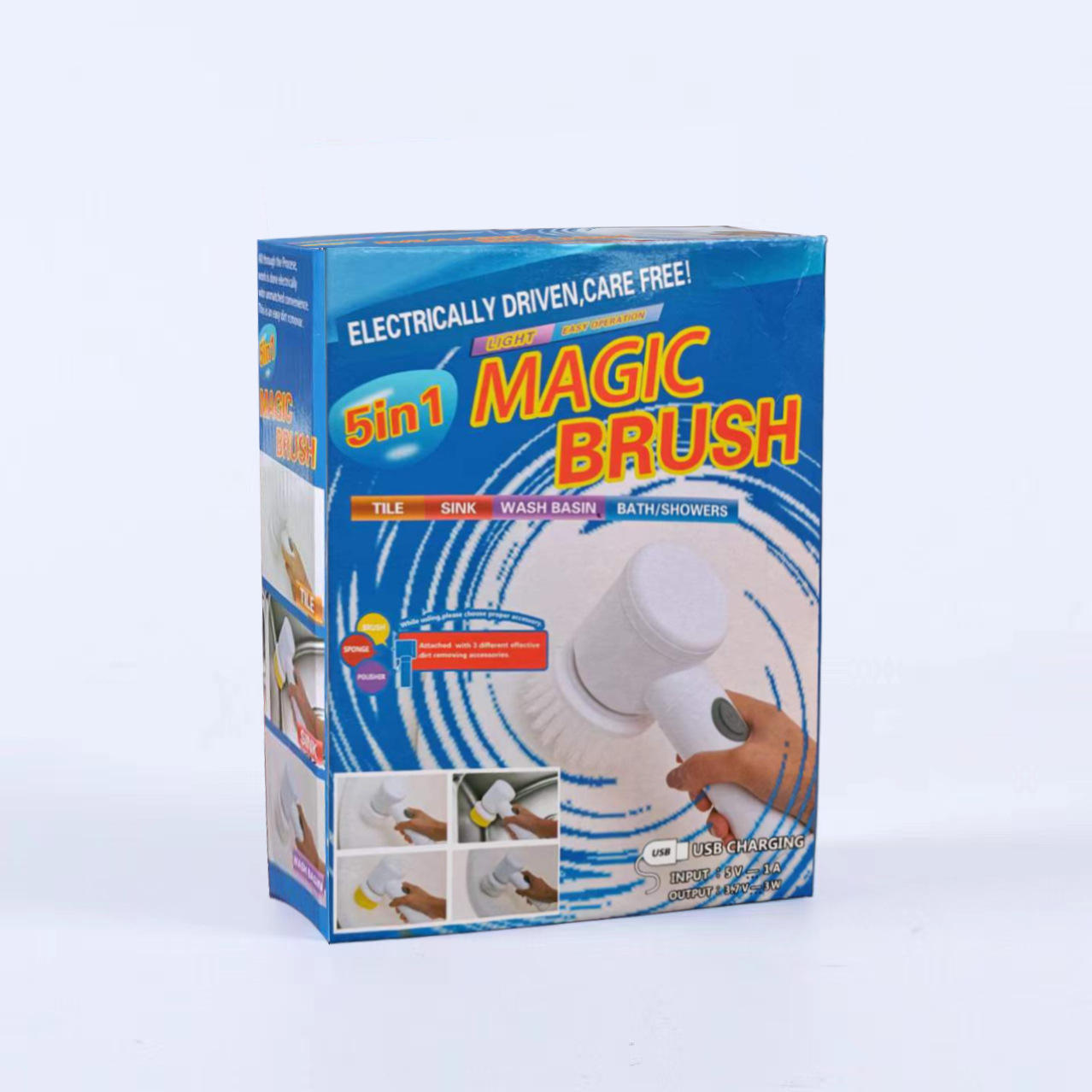Magic Brush 5-in-1  Powerful Electric Cleaning Brush