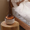 Portable New Volcanic Flame Aroma Diffuser Essential Oil Lamp USB Air Humidifier Night Light