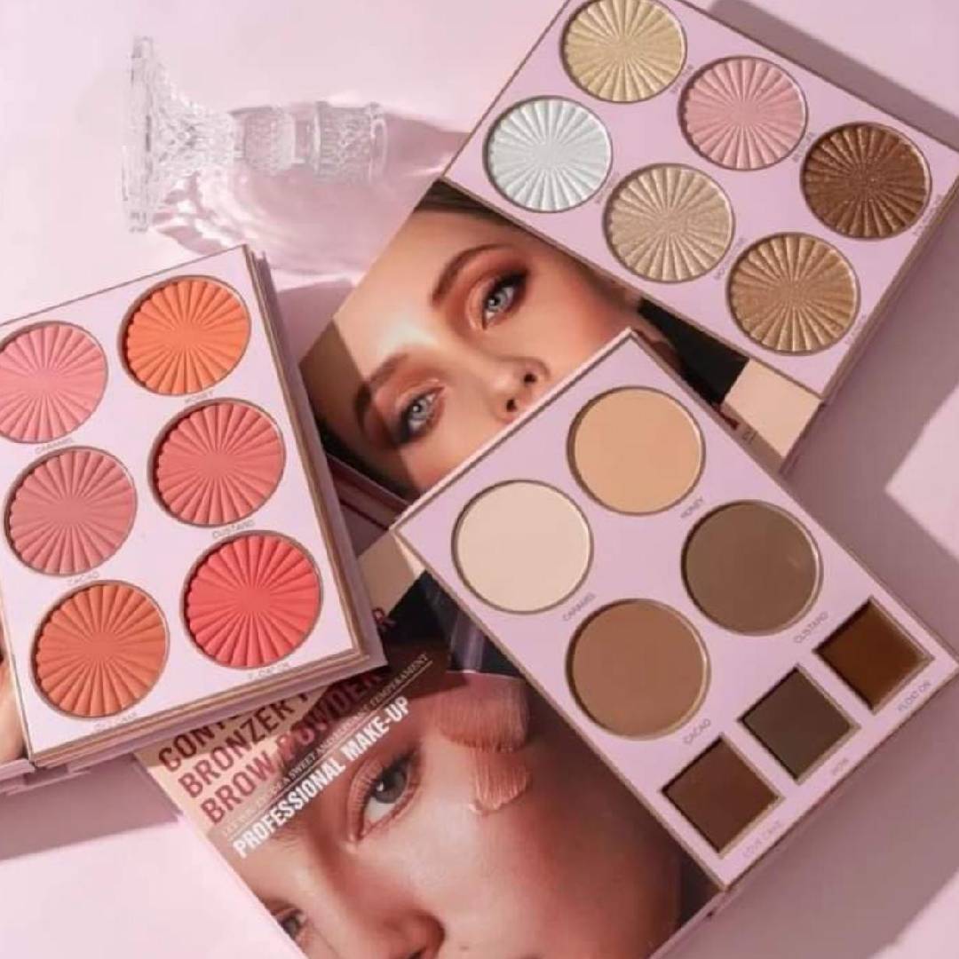 Hudamoji 5 Pages Complete Makeup Book Palette