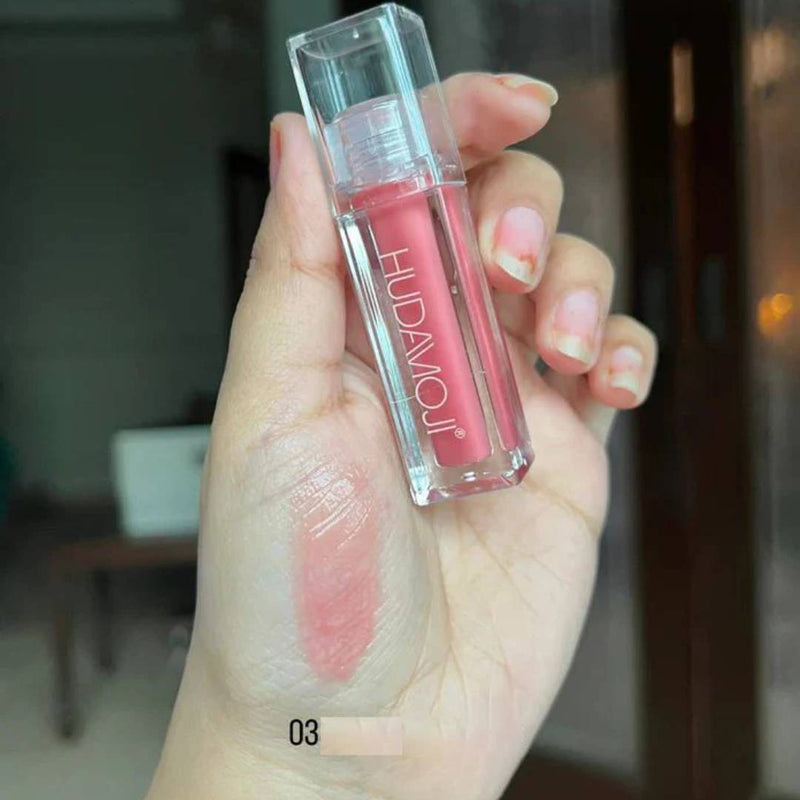 Hudamoji Love High Pigmented Colored Inner Matte Lip Gloss