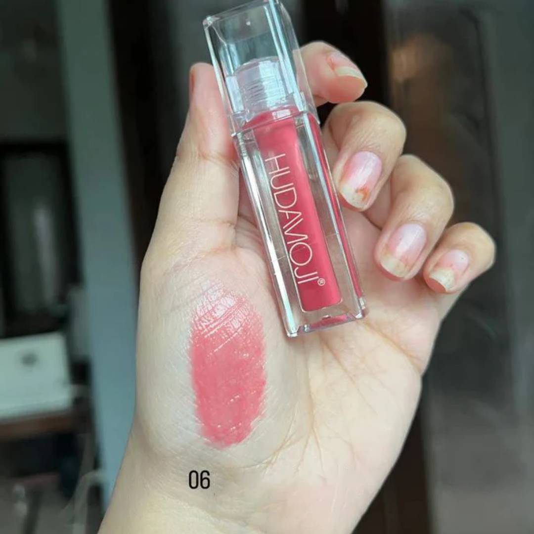 Hudamoji Love High Pigmented Colored Inner Matte Lip Gloss