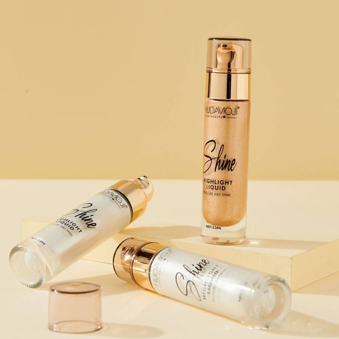 Hudamoji Shine Moisture And Shine Glow Makeup Highlight Liquid