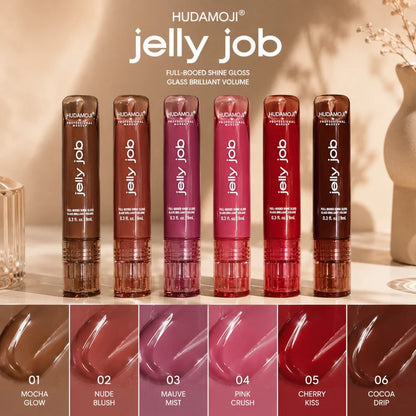 Hudamoji Jelly Job Lip Gloss 6Pcs Set