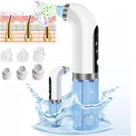 HydraFacial Pore Vacuum Blackhead Remover 2in1 Deep Cleansing and Hydrating Pimple Extractor Tool With 6 Suction Heads 3 Gears Adjustable