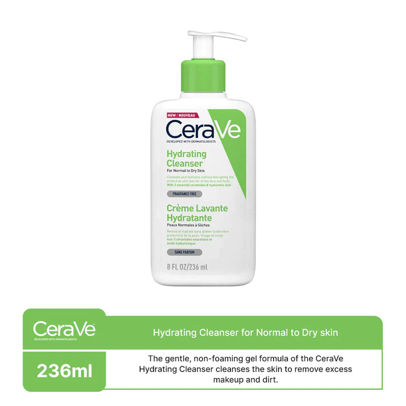 CeraVe Hydrating Cleanser For Normal To Dry Skin