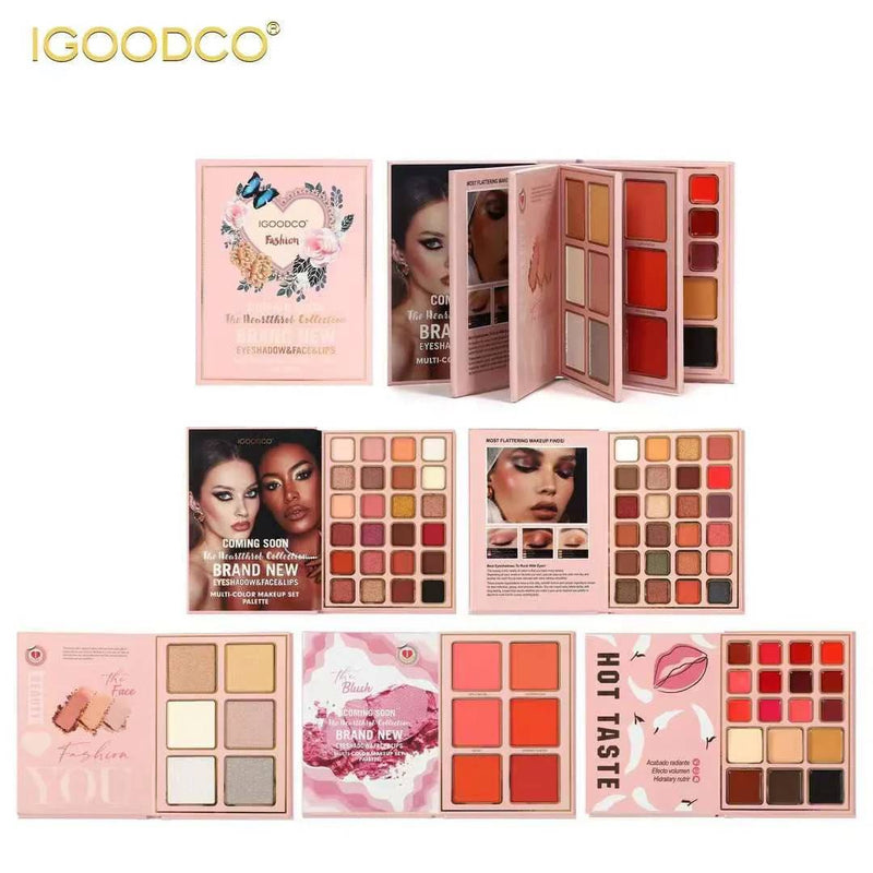 IGOODCO Fashion All In One 5 Pages Makeup Book Palette