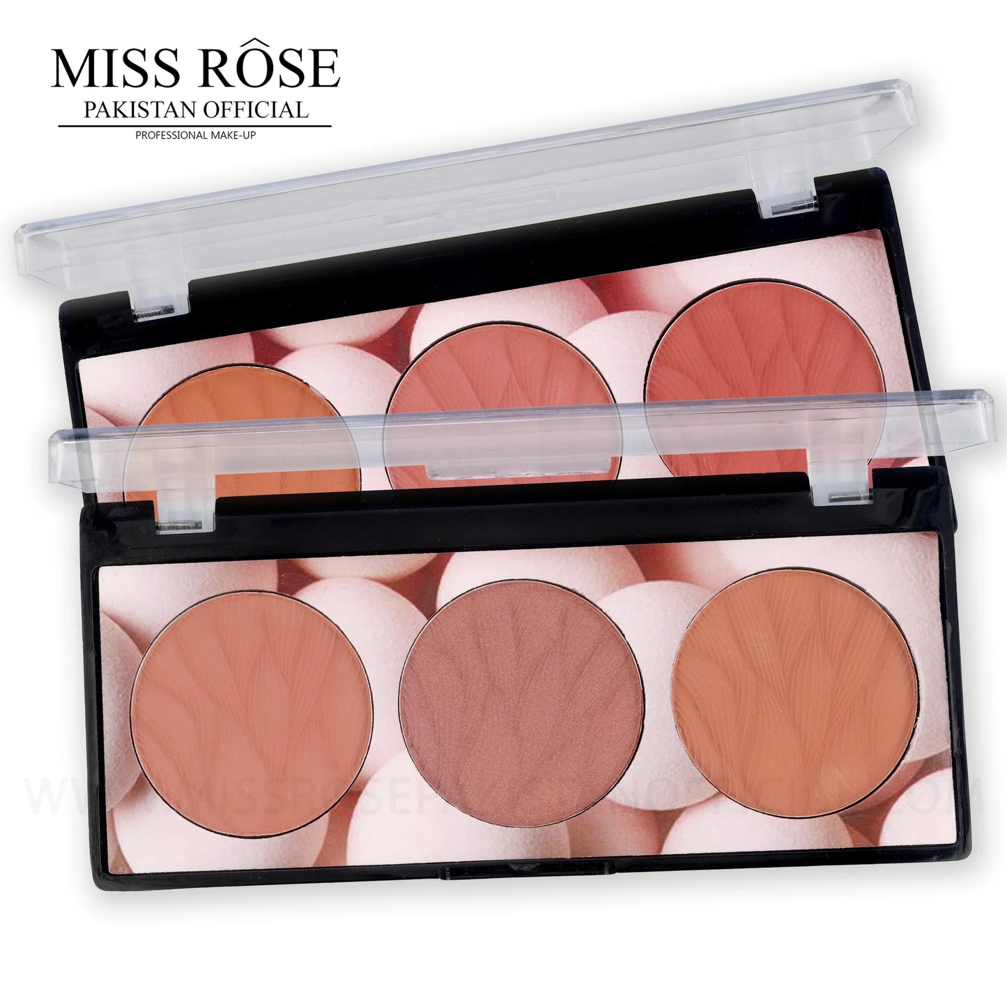 Miss Rose 3 Color Blush Palette