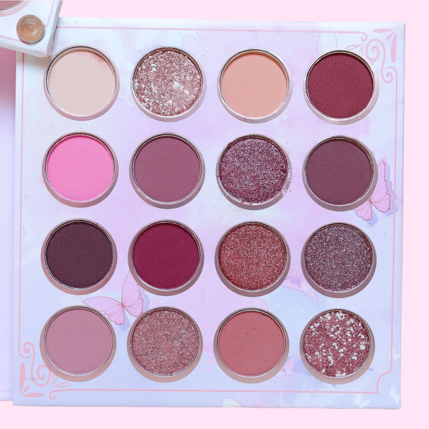 Mocallure You Are Free 3-in-1 Professional Makeup Set 4 Fold Eyeshadow Palette