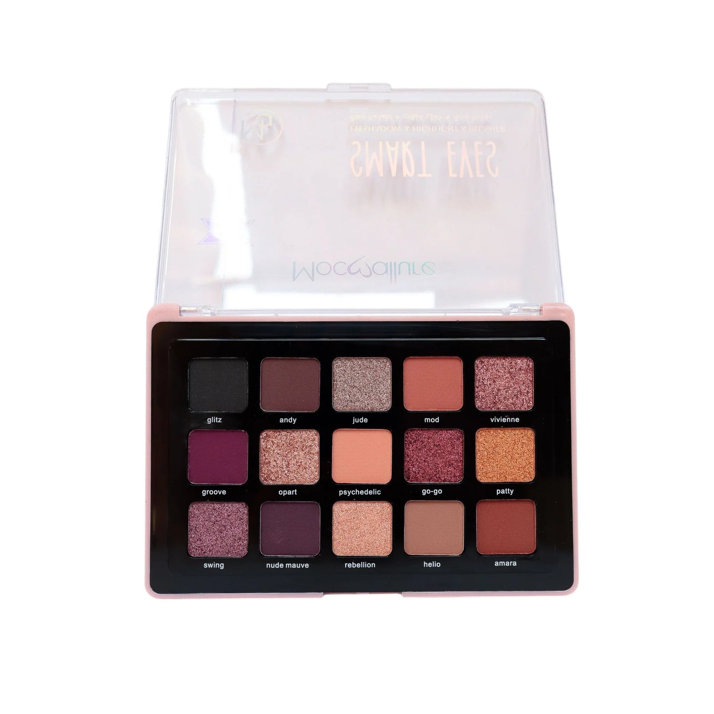 Mocallure Smart Eyes 3in1 Eyeshadow Highlighter Blush Palette