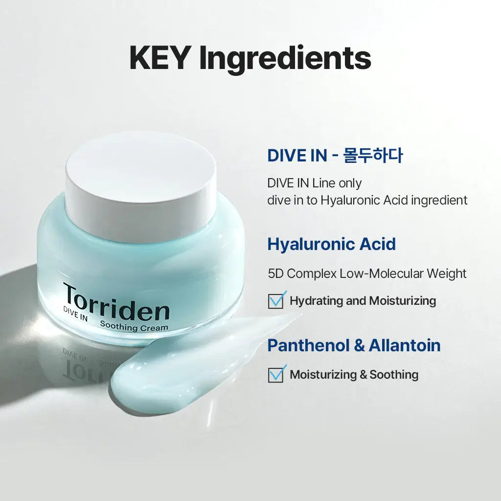 Torriden Dive In Soothing Cream 100ml