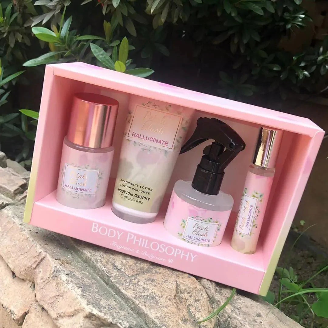 Body Philosophy Petals Blush 4pcs Fragrance Set