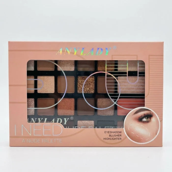 AnyLady I Need a Nude 24-Color Makeup Eye Shadow Palette