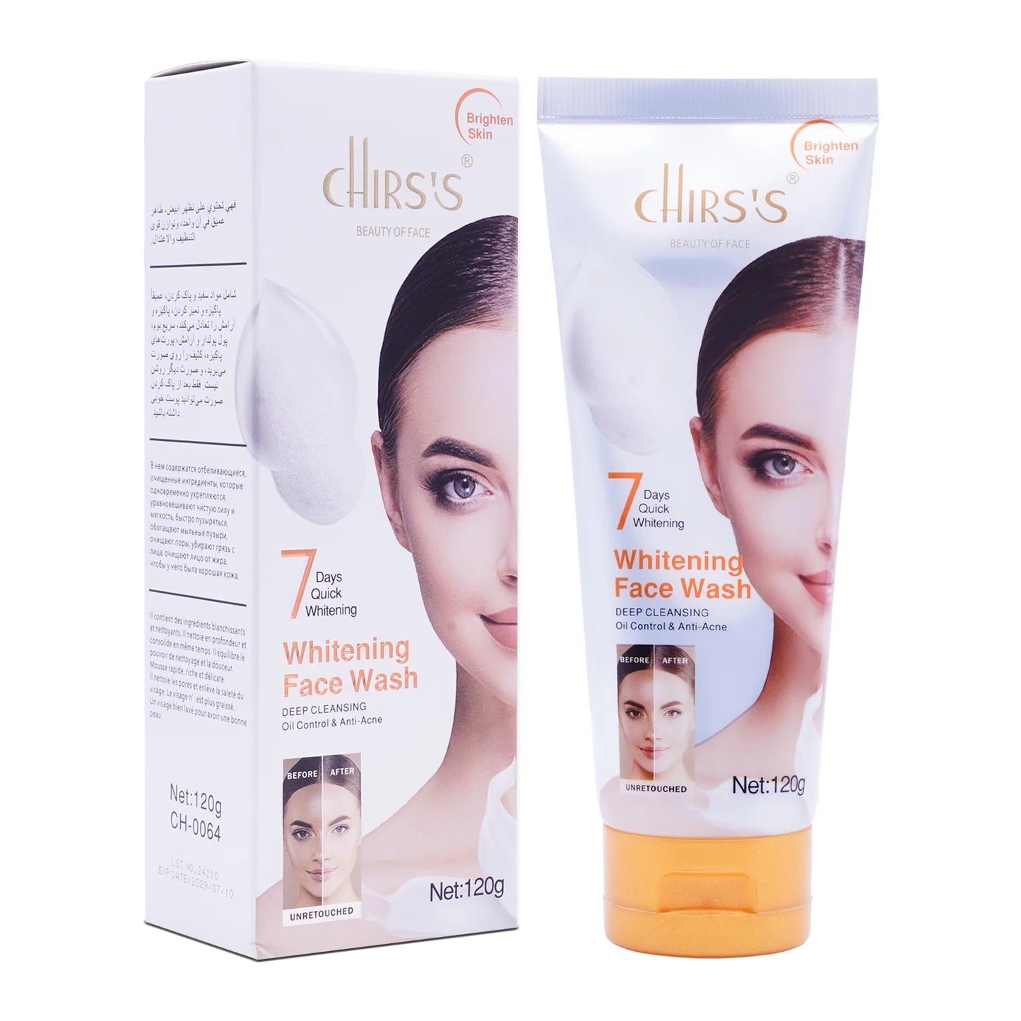 CHIRS'S Whitening Face Wash 120g