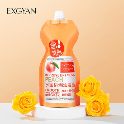 EXGYAN Peach Smooth Baked Ointment Hair Mask Improve Dryness