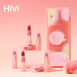 HiVi Peach Soft Light Matte Lipstick 10Pcs Set