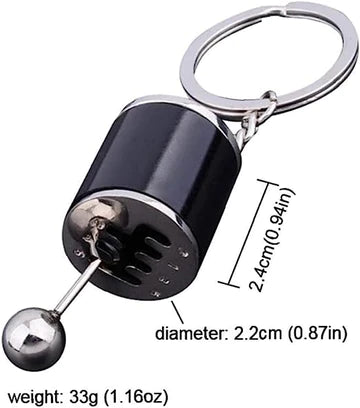 Car Gear Box Keychain Manual Transmission Lever Metal Keychain Car Refitting Metal Pendant Keychain Gear Shift Shifter Keychain