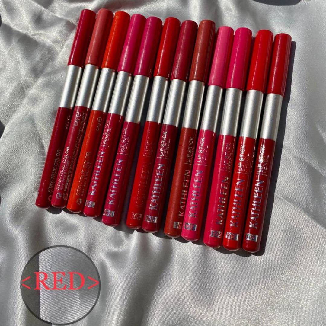 KATHLEEN Lipstick Pencil 12Pcs Set