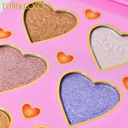 Kevin & Coco 8 Color Donut Candy Highlighter Palette