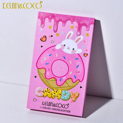 Kevin & Coco 8 Color Donut Candy Highlighter Palette
