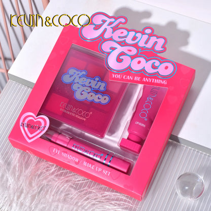 9-Color Pink Icecube Makeup Kit