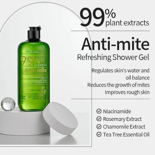 KORMESIC Anti Mite Refreshing Fruit Skin Hydrating Body Wash Shower Gel 480ml