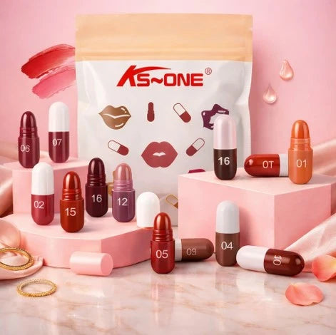 KS-One Matte Lipstick Capsule Pack Of 18