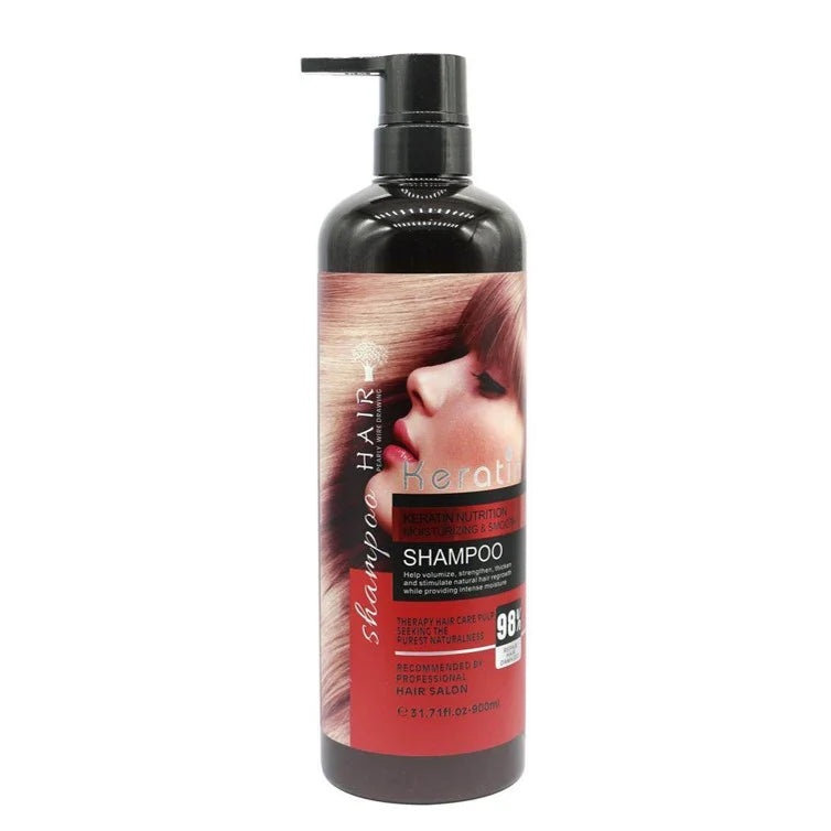 Keratin Nutrition Smooth Hair Shampoo For Hair Fall & Breakage 900ml
