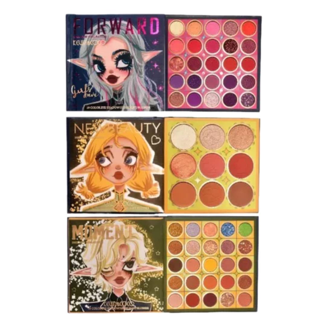 Kevin & Coco Forward 59 Color Book Eyeshadow Highlighter Blusher Palette