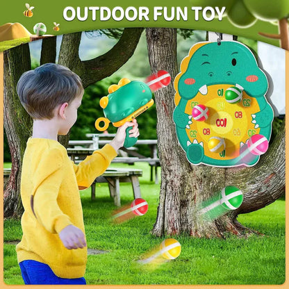 Dinosaur Shooting Ball Gun Toy Game for Kids