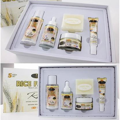 Aichun Beauty Organic Rice Facial Skin Care 5Pcs Set