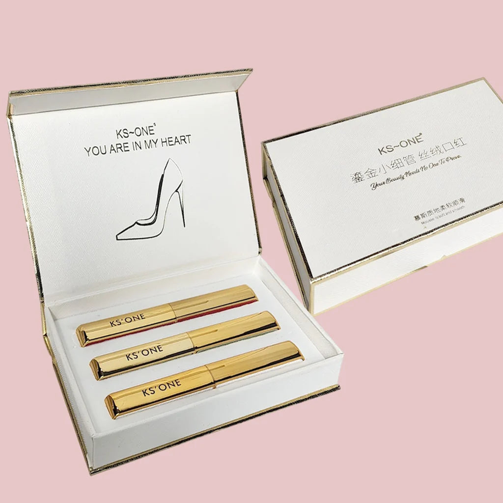 KS-One Fancy Long Lasting Lipstick 3Pcs Set