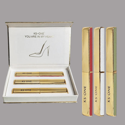 KS-One Fancy Long Lasting Lipstick 3Pcs Set