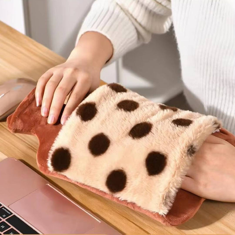 Large Capacity 2000ml Hot Water Bottle With Plush Cover