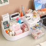 Multipurpose Large Capacity Makeup Drawer Organizer Storage Box With Drawer Makeup Sundries Storage Organizer