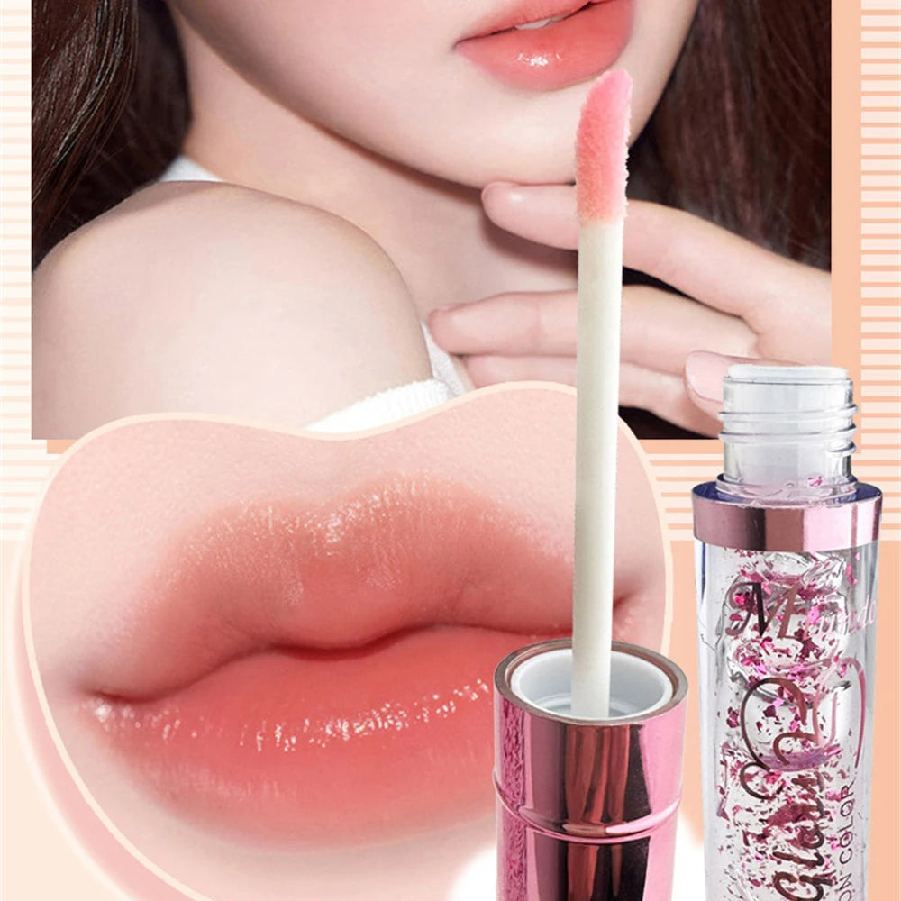 Miundo Heart Pink Magic Nonsticky Waterproof Lip Gloss