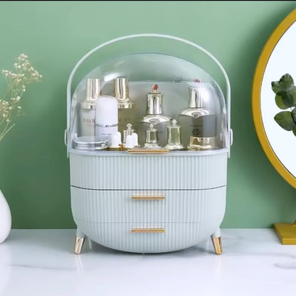 Multipurpose Extra Large Capacity Luxury Cosmetic Organizer With 2 Drawer