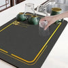 Anti Slip Simple Countertop Table Mat Dish Drying Mat