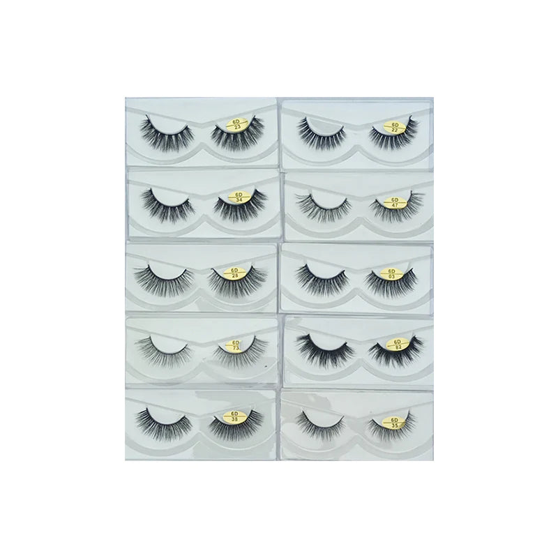 Glamorous Face 6D Mink Hair Eyelashes 10 Pieces GF 8061