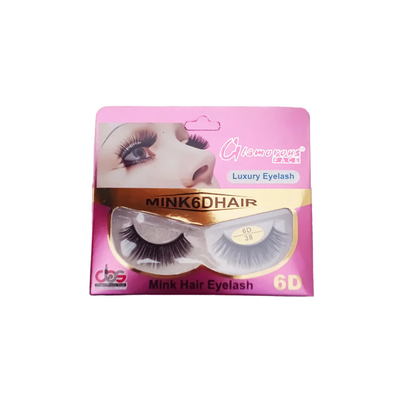 Glamorous Face 6D Mink Hair Eyelashes 10 Pieces GF 8060